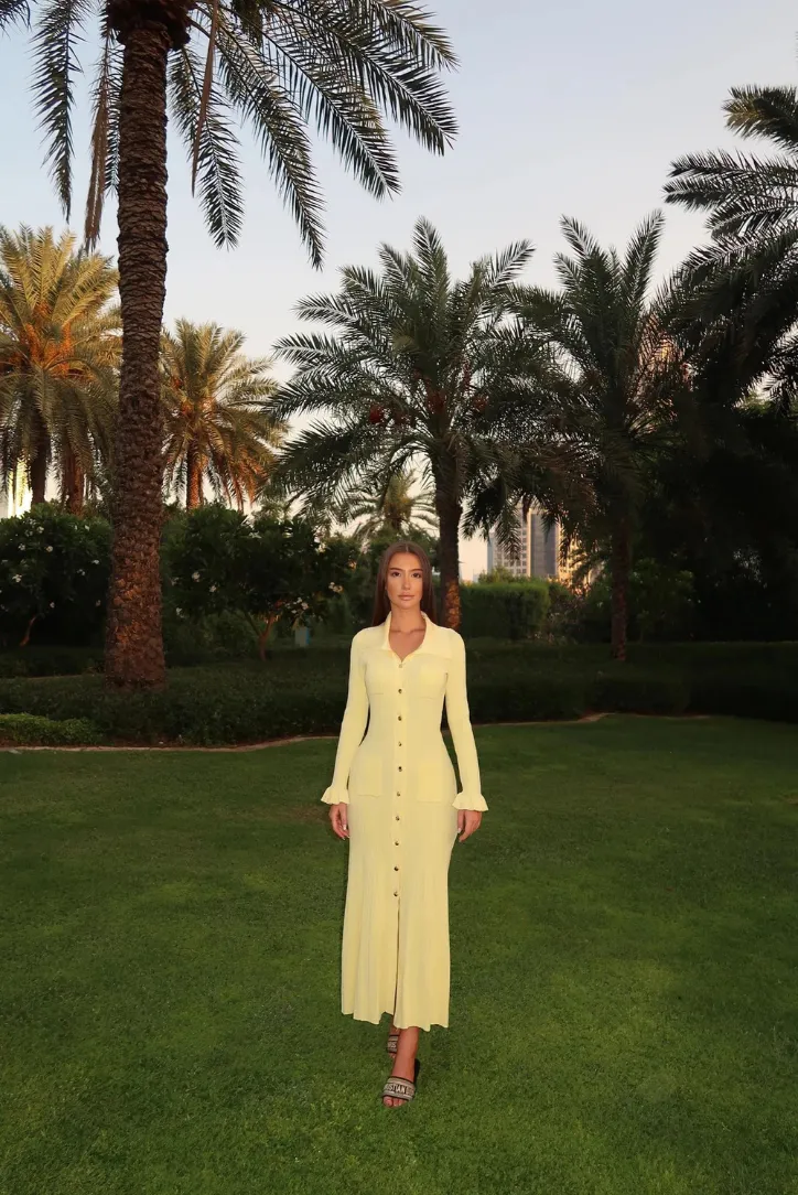 Sylvia - Knitted Maxi Dress