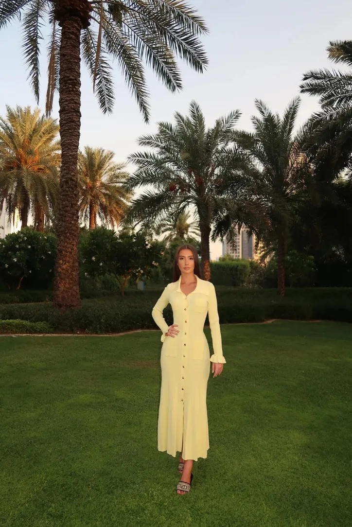 Sylvia - Knitted Maxi Dress