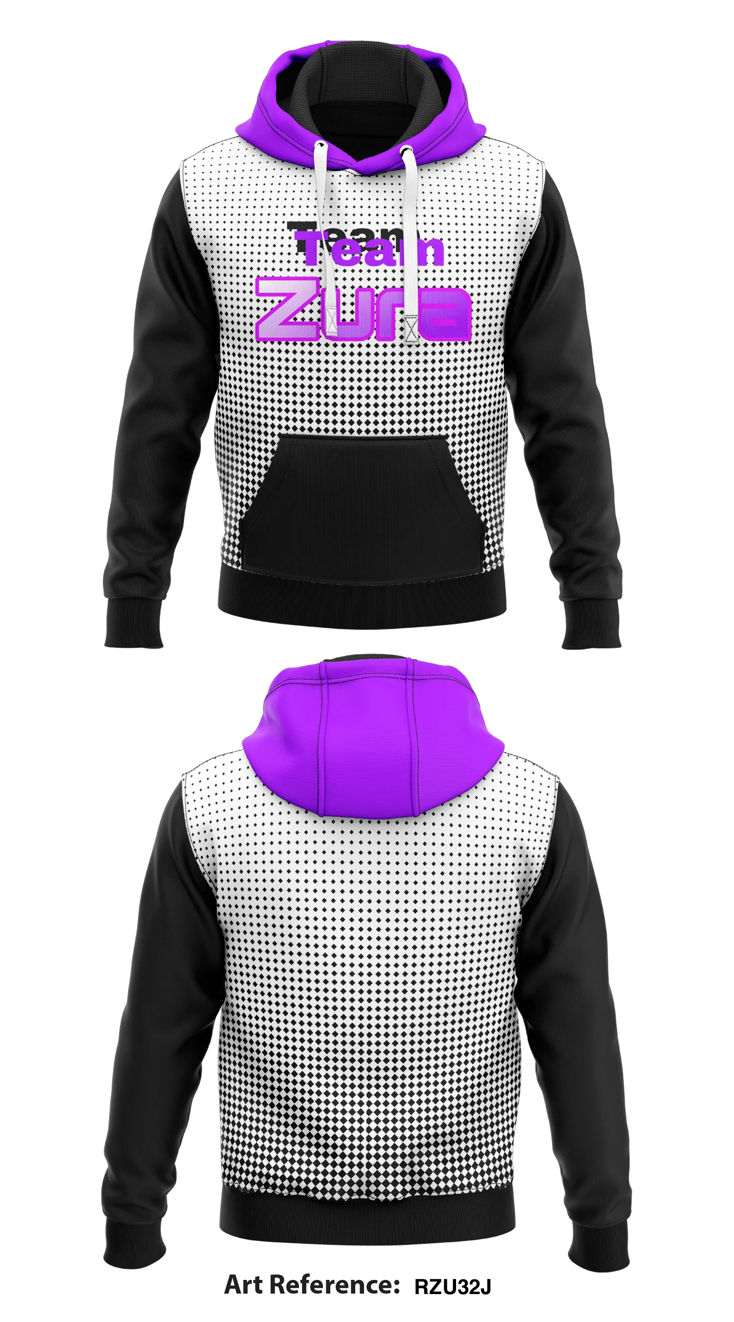 Team Zura Store 1 Core Men's Hooded Performance Sweatshirt - rZU32j
