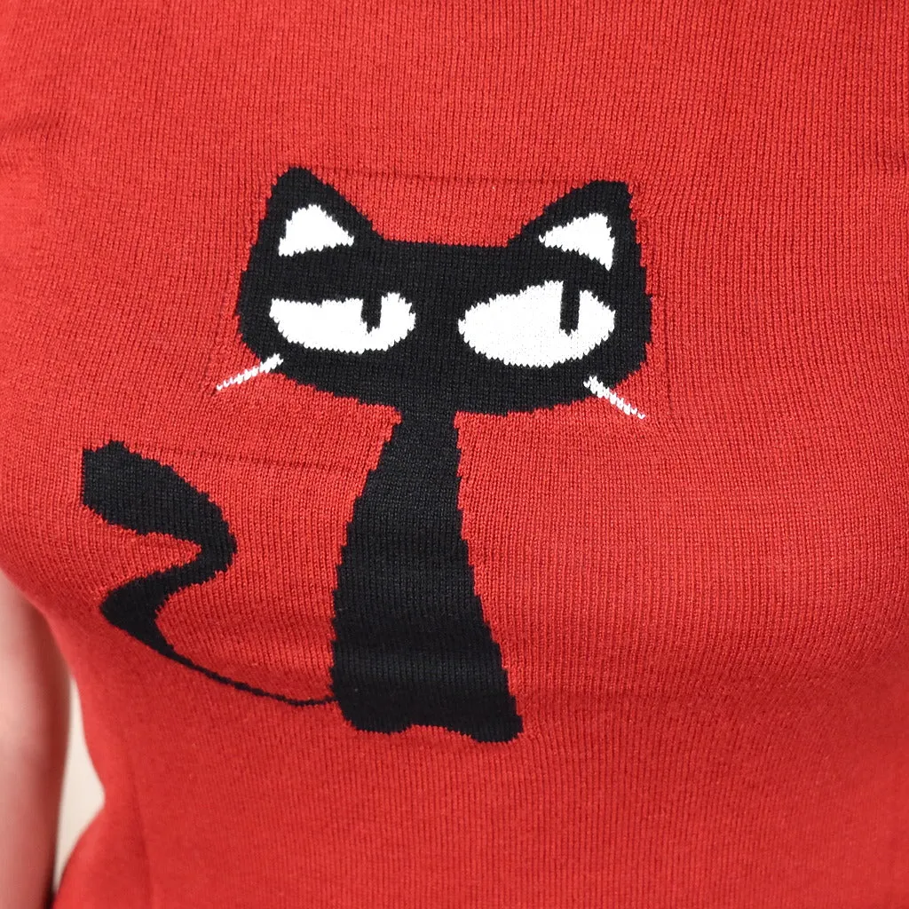 The Black Cat Sweater
