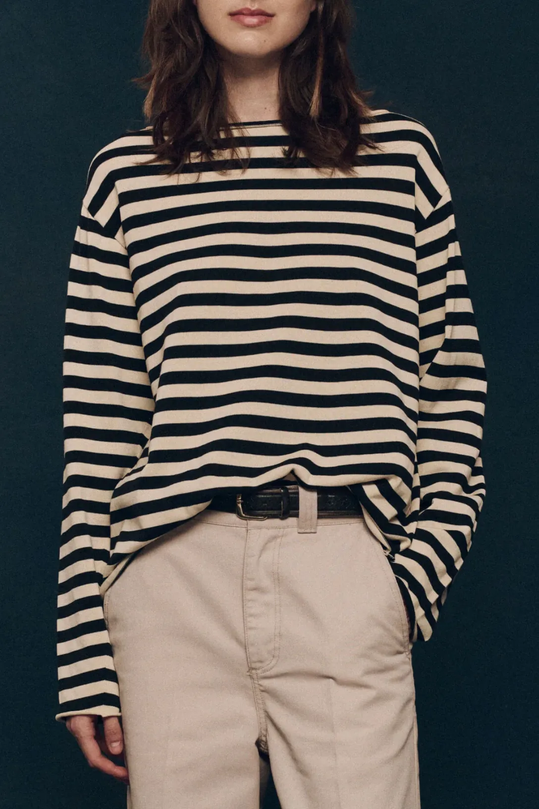 The Sailor Sweater | Black Stripe