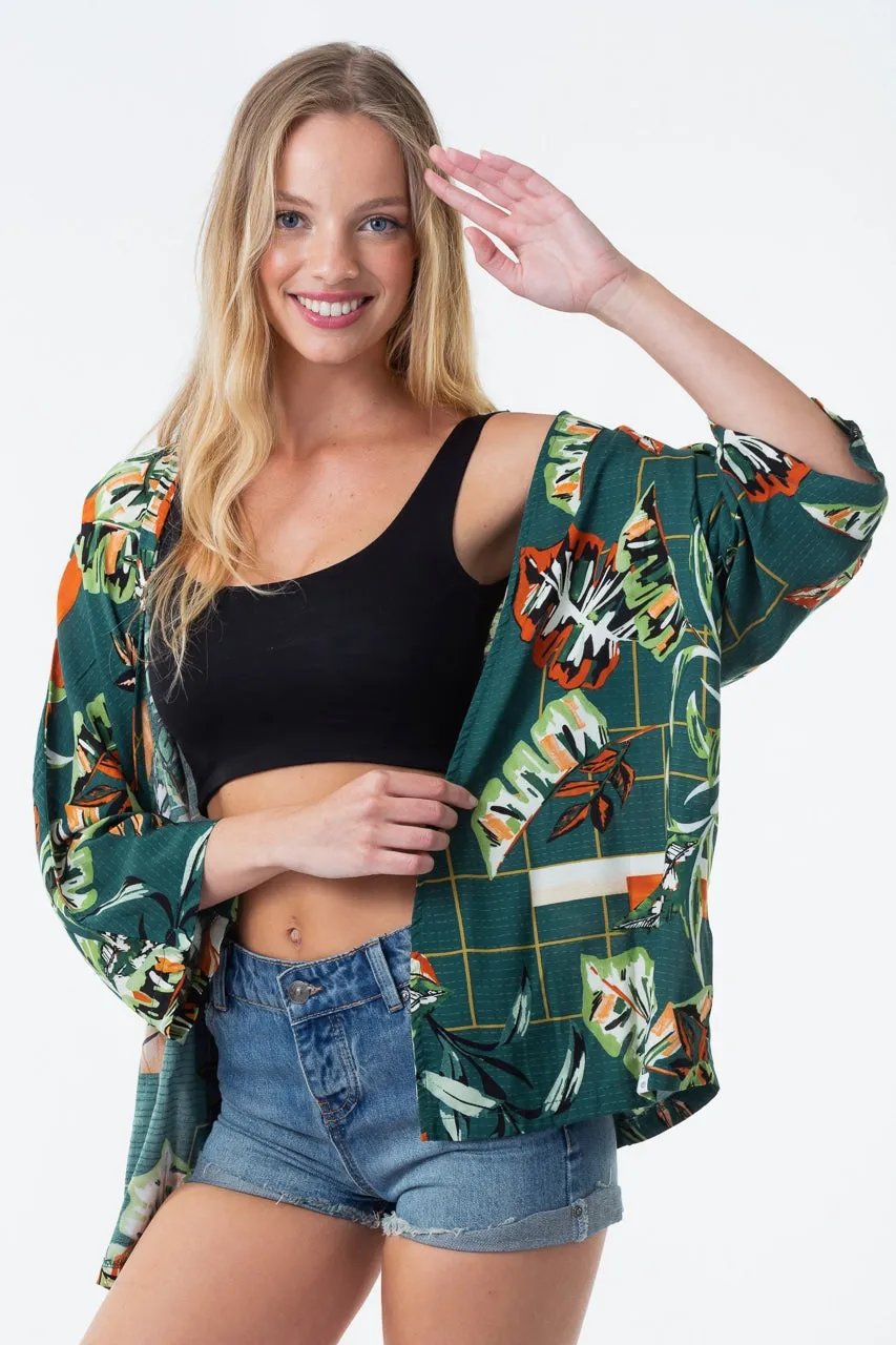 Tropic Palms Kimono