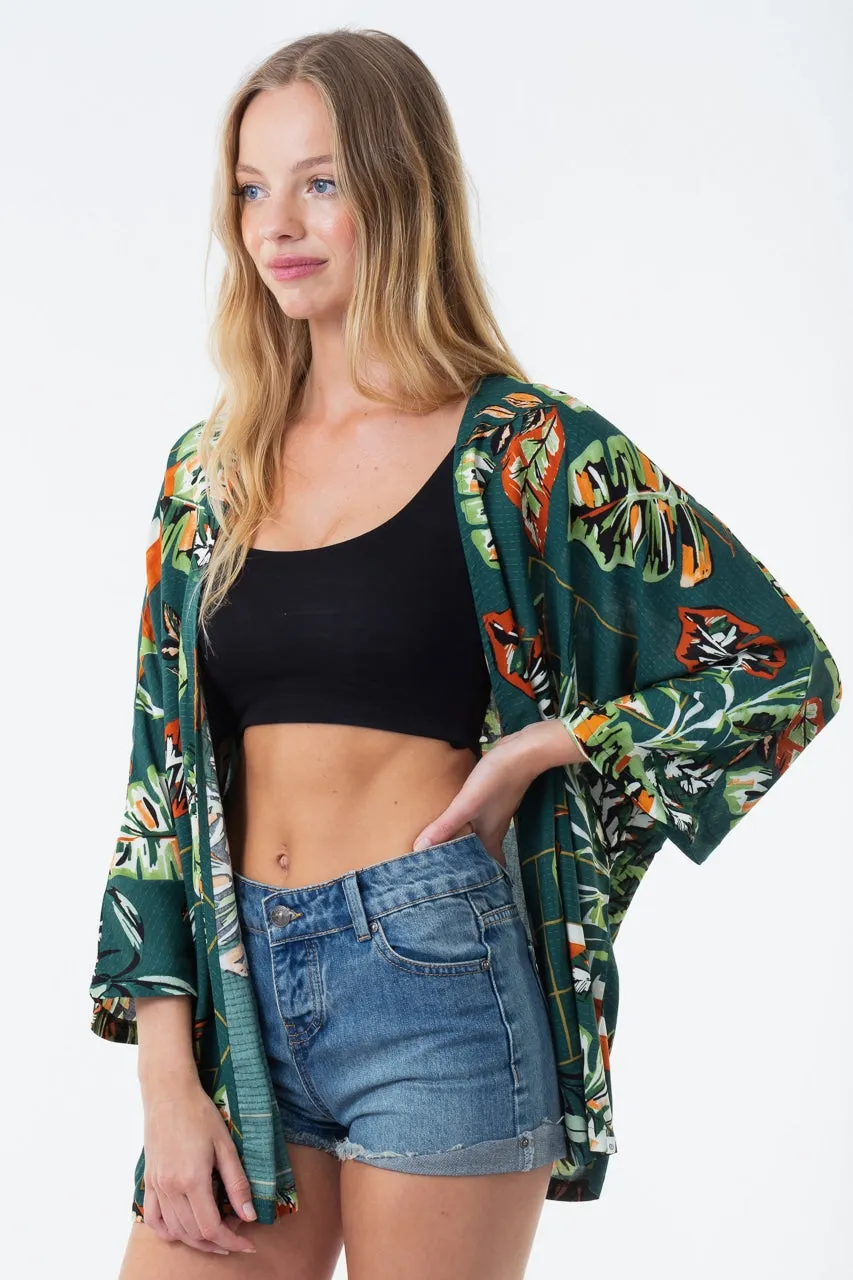 Tropic Palms Kimono