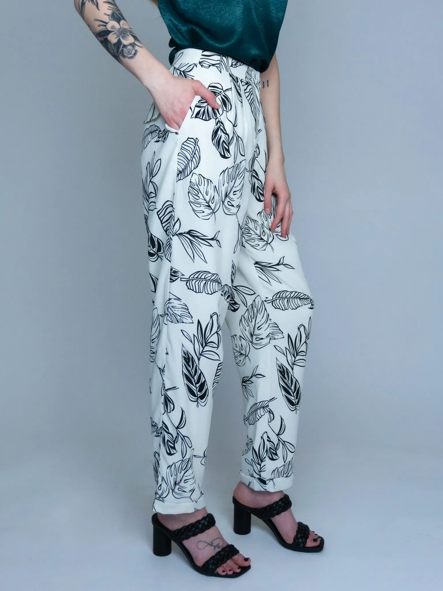 Tropical Flowy Trousers
