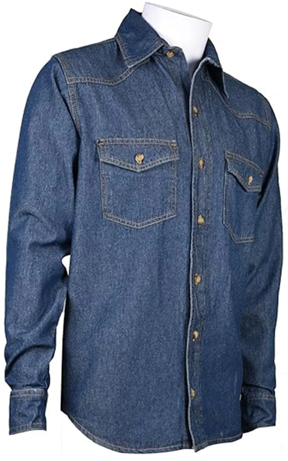 True Face Mens Denim Shirt