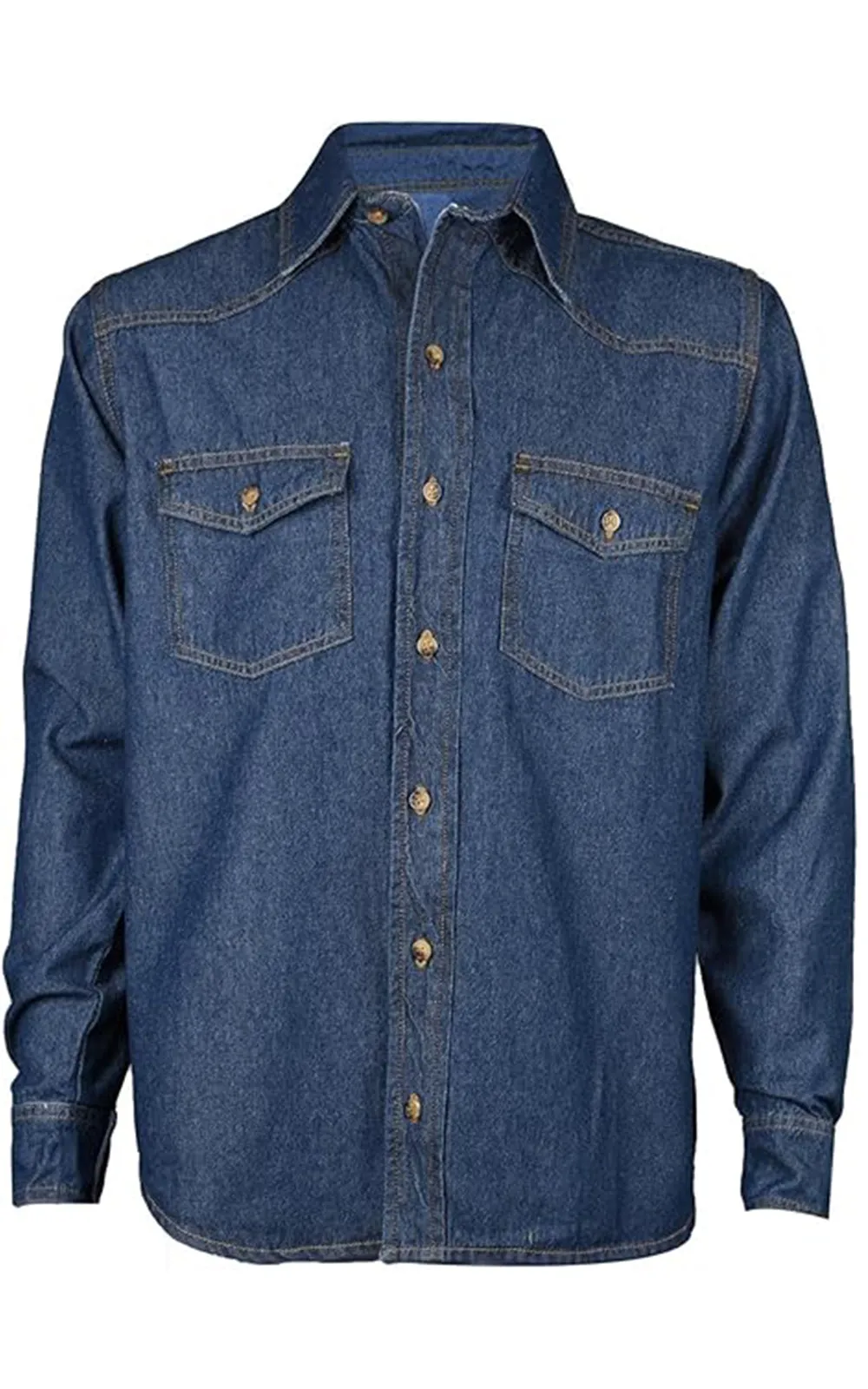 True Face Mens Denim Shirt