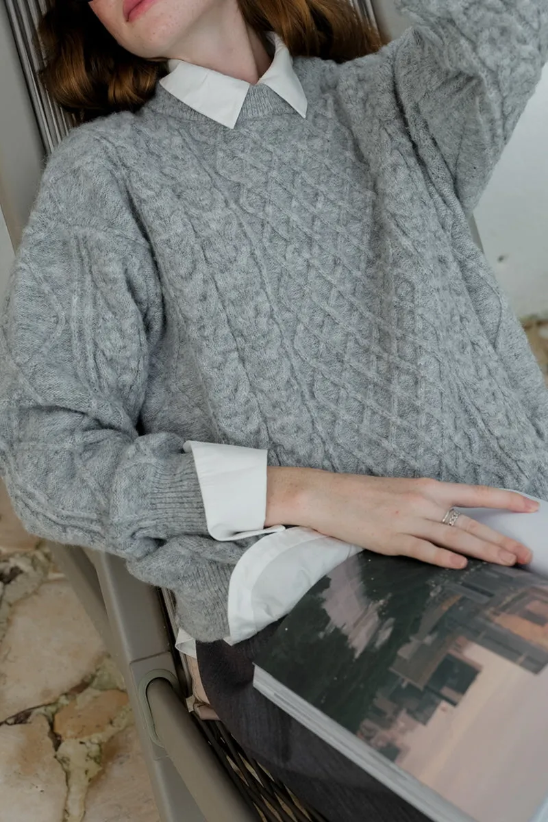 Twist Loose Knit Sweater