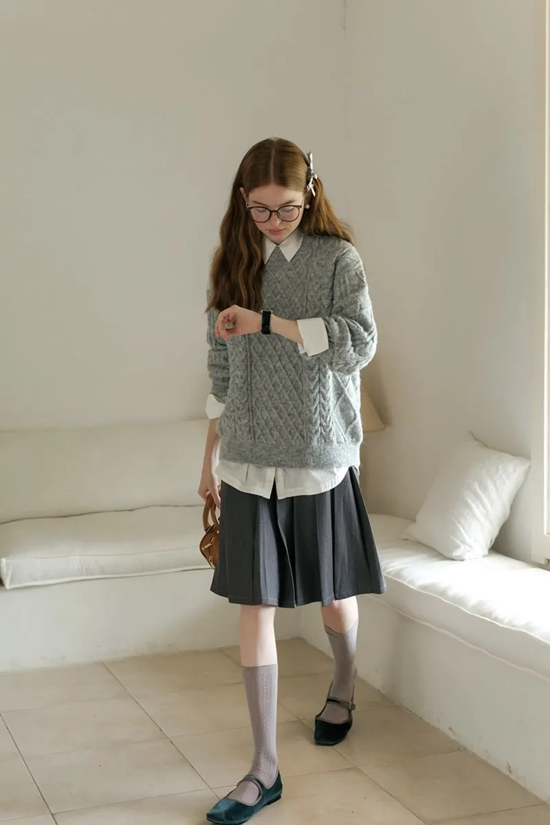 Twist Loose Knit Sweater