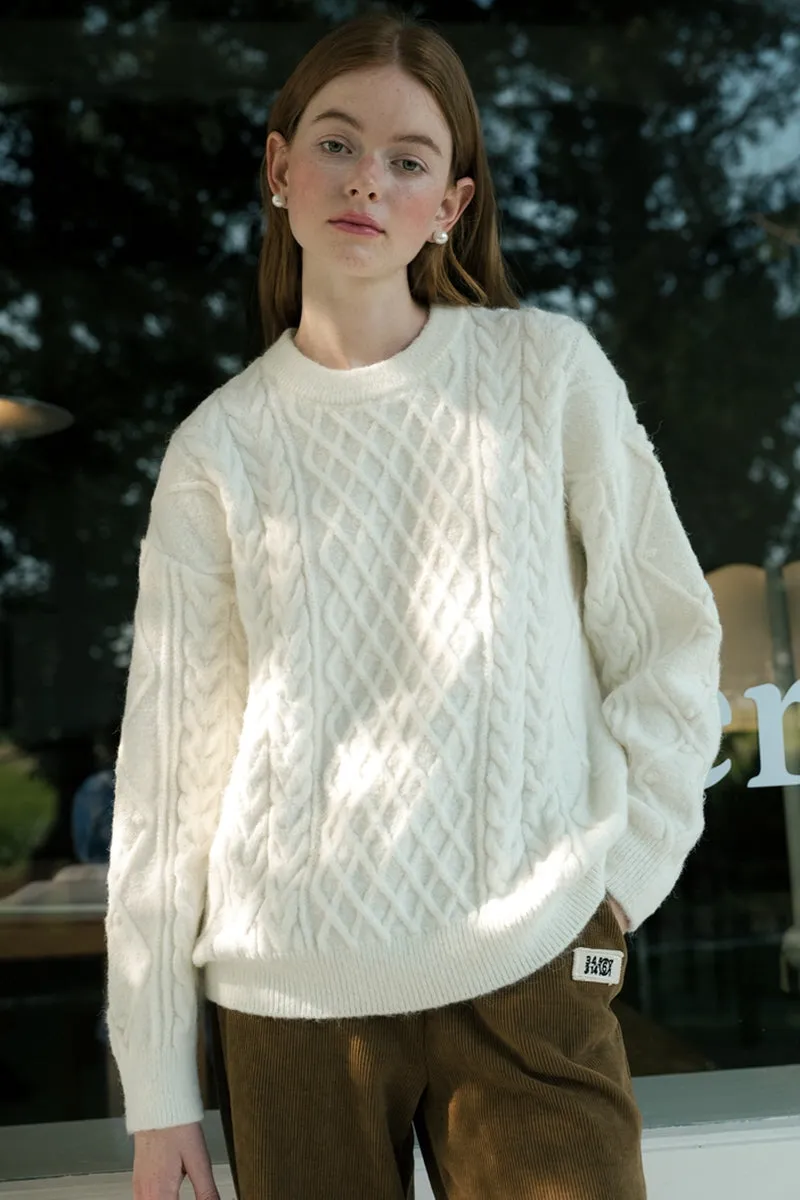 Twist Loose Knit Sweater