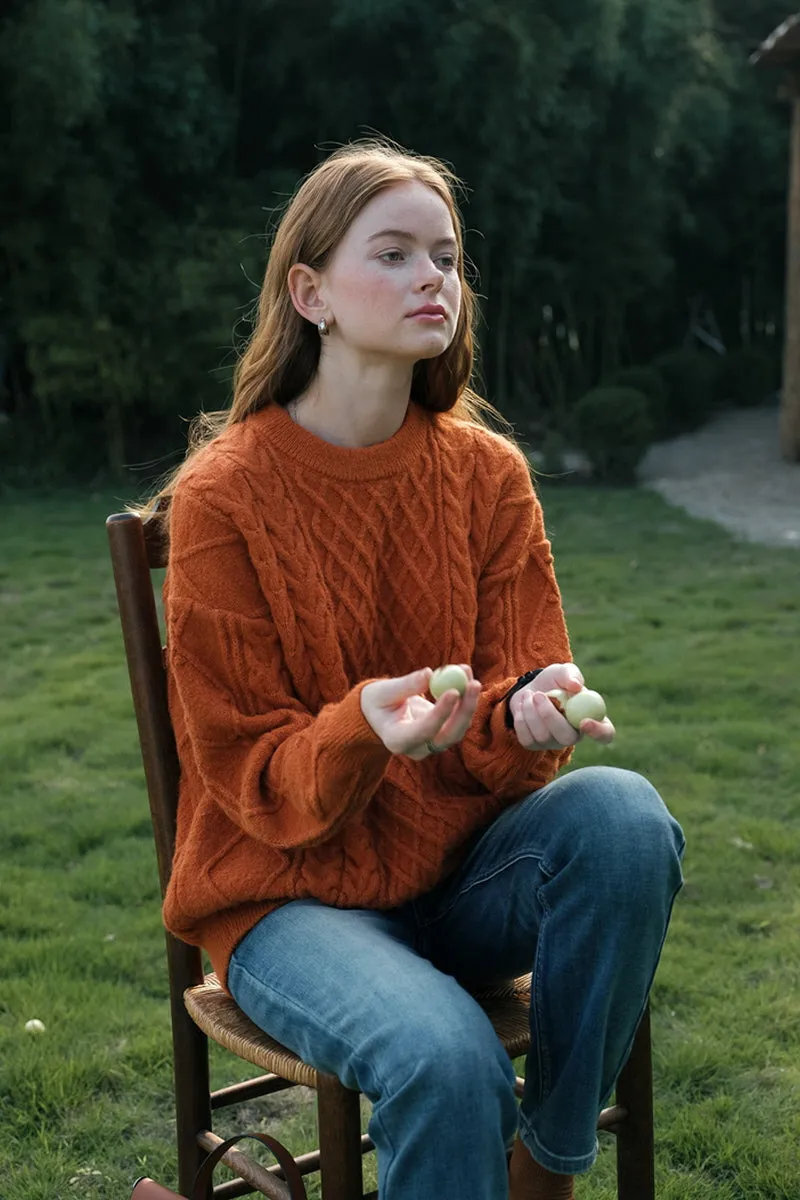 Twist Loose Knit Sweater