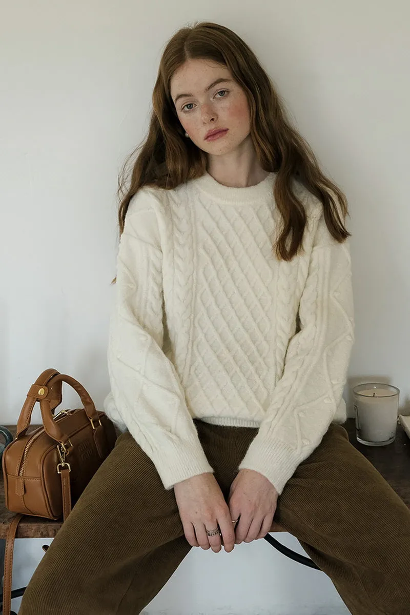 Twist Loose Knit Sweater