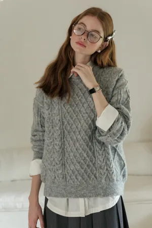 Twist Loose Knit Sweater