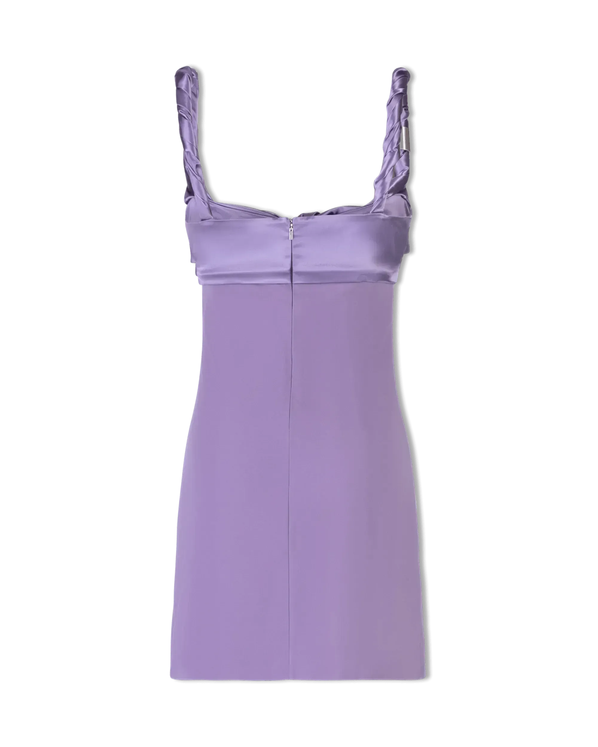 Twisted Strap Sleeveless Mini Dress
