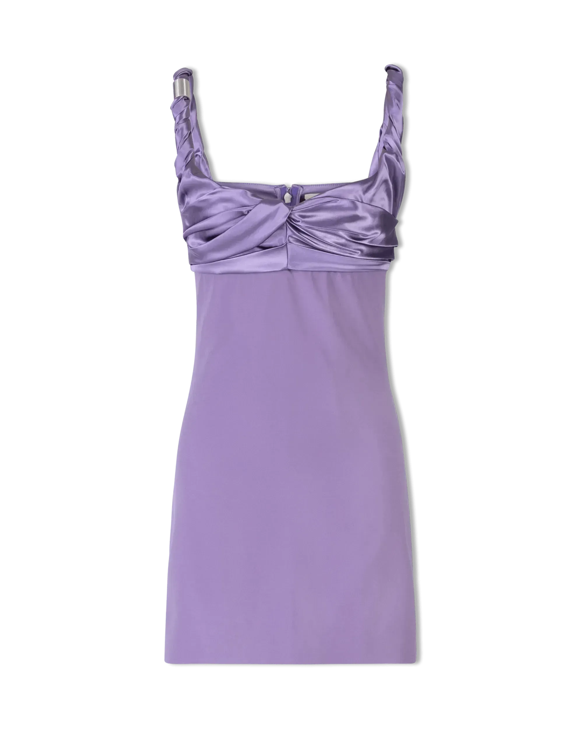 Twisted Strap Sleeveless Mini Dress