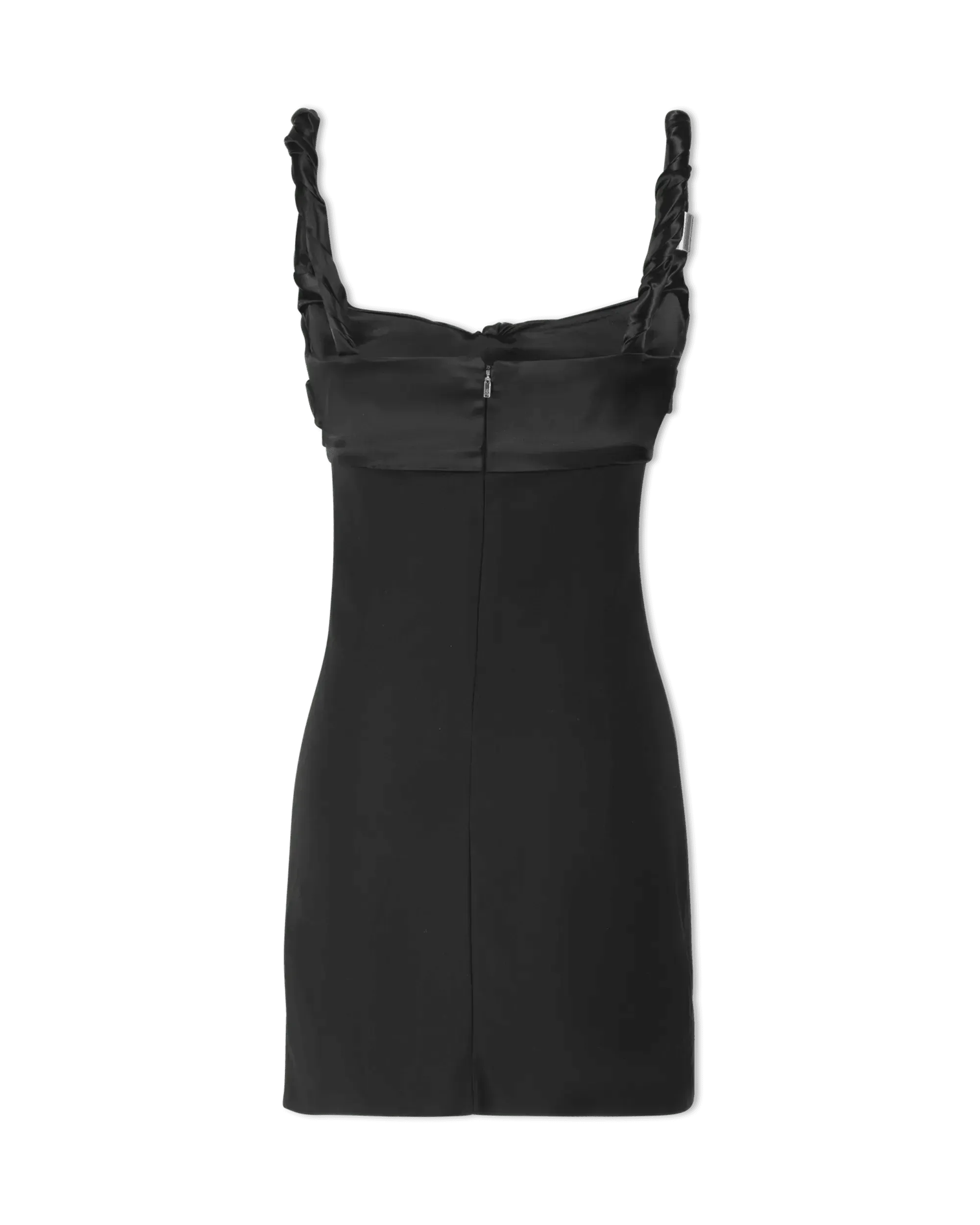 Twisted Strap Sleeveless Mini Dress