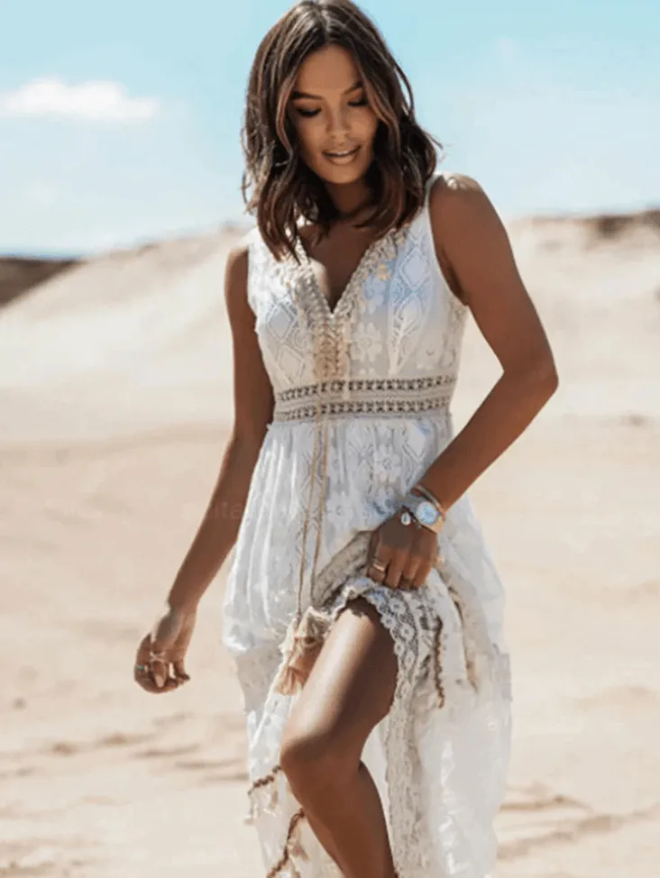 Umika - Elegant Bohemian Flare Woman's Dress