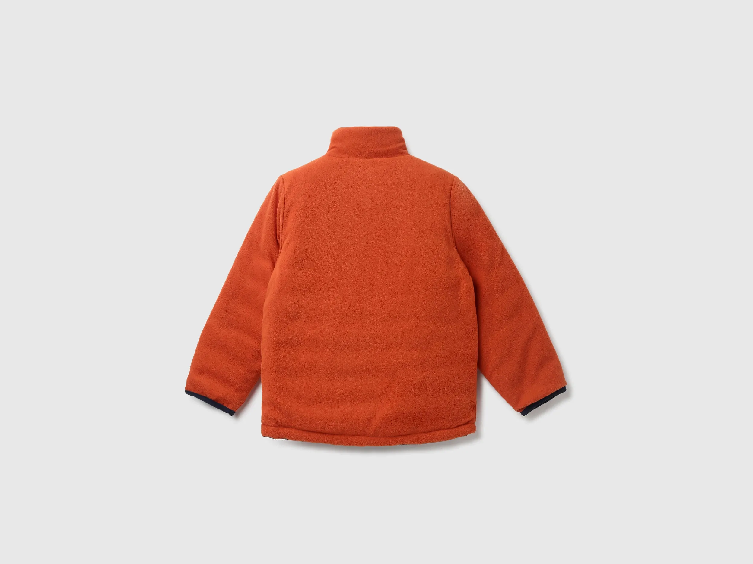 Unisex Solid High Neck Reversible Jacket