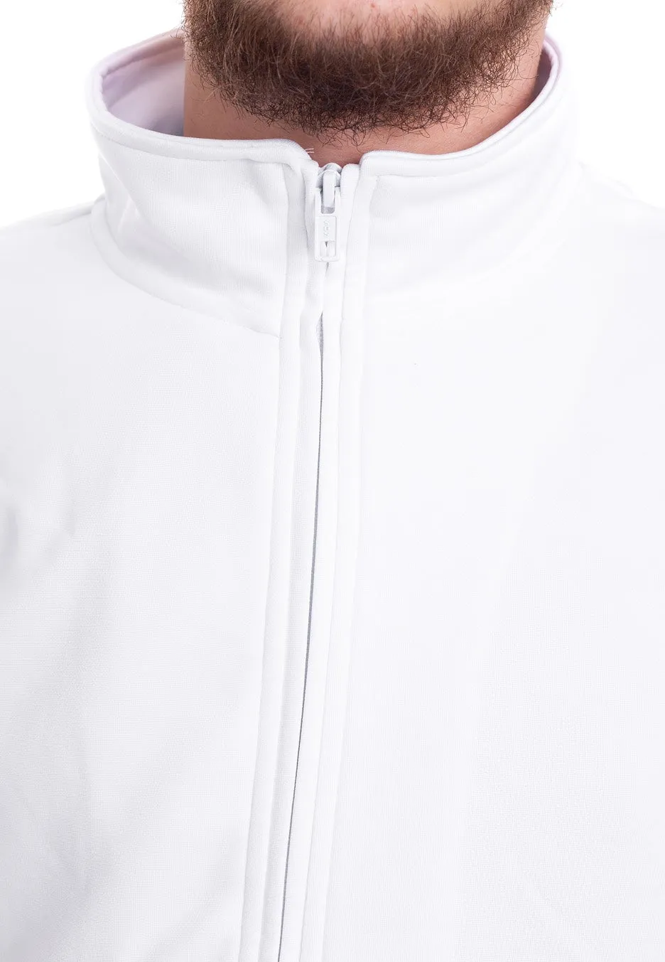 Urban Classics - Sleeve Taped White/Grey - Track Jacket