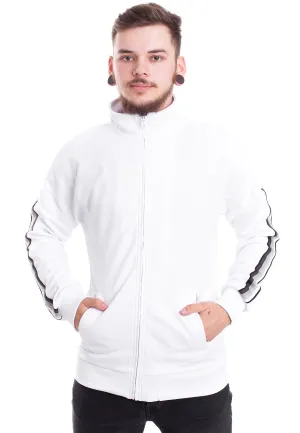 Urban Classics - Sleeve Taped White/Grey - Track Jacket