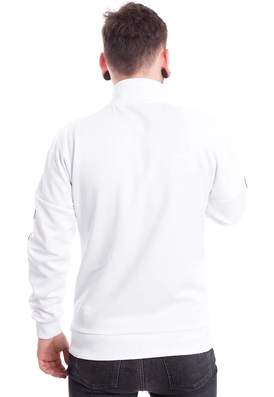 Urban Classics - Sleeve Taped White/Grey - Track Jacket