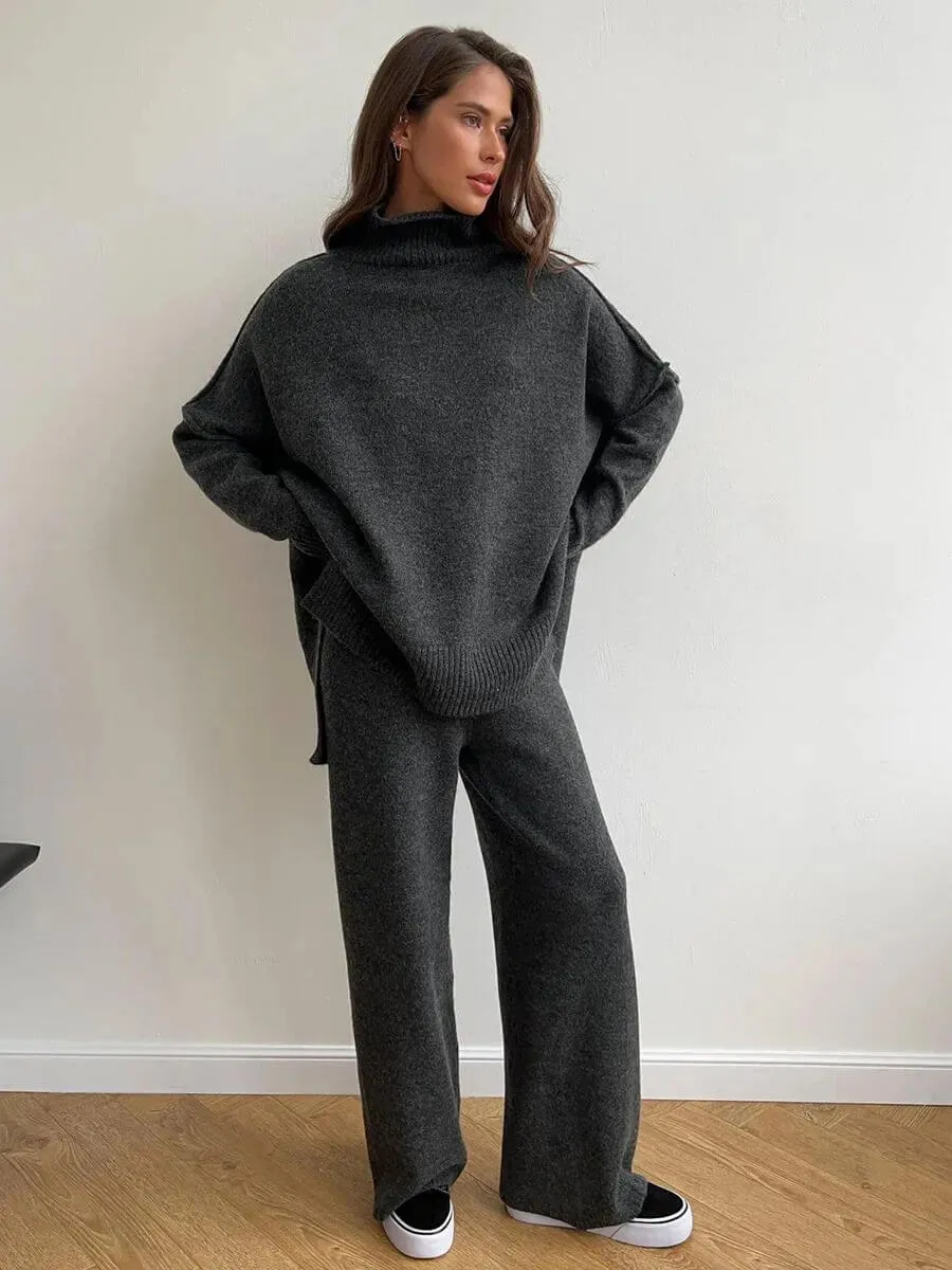 Valeria | Turtleneck Knit Set