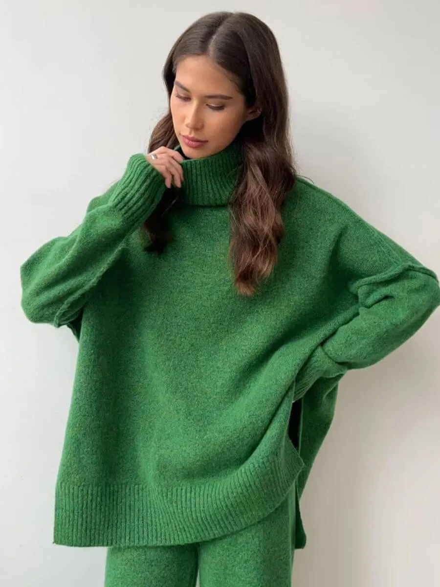 Valeria | Turtleneck Knit Set