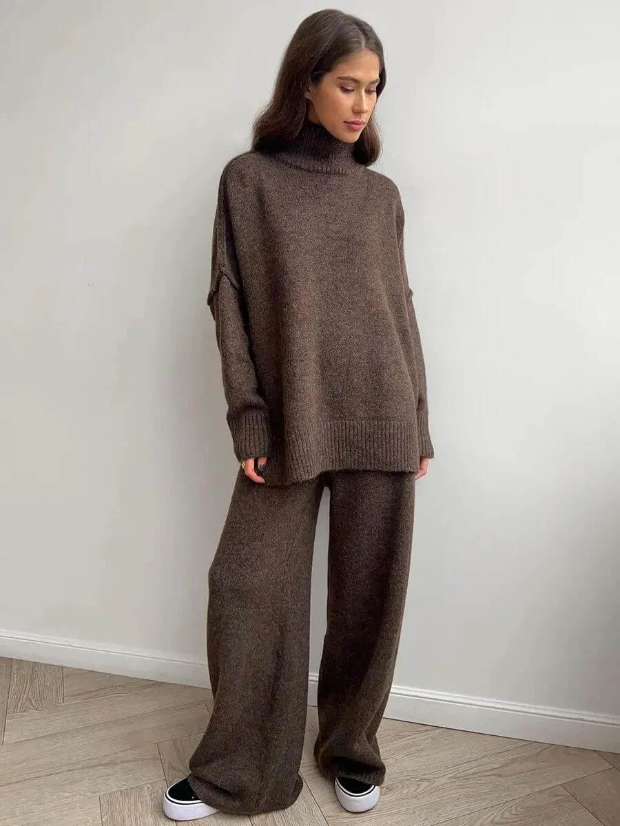 Valeria | Turtleneck Knit Set