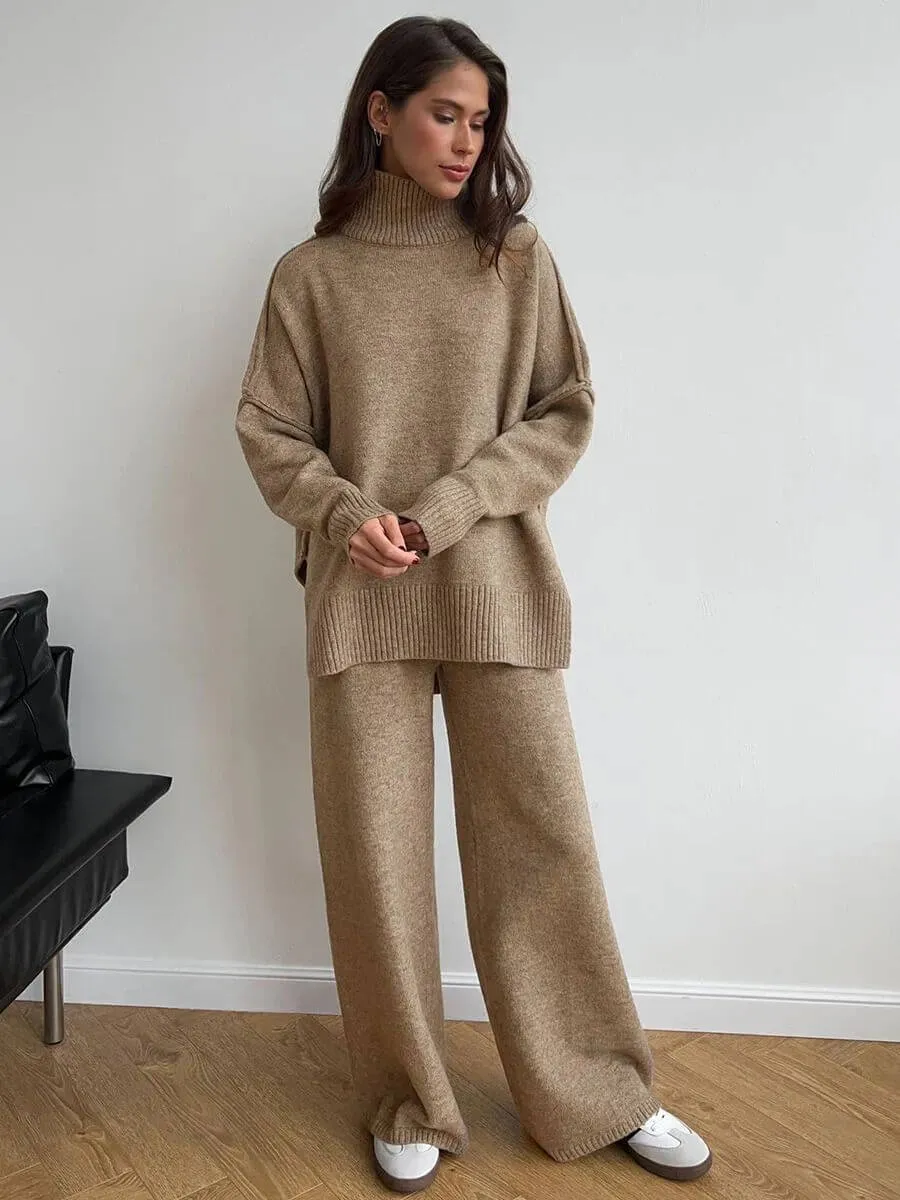 Valeria | Turtleneck Knit Set