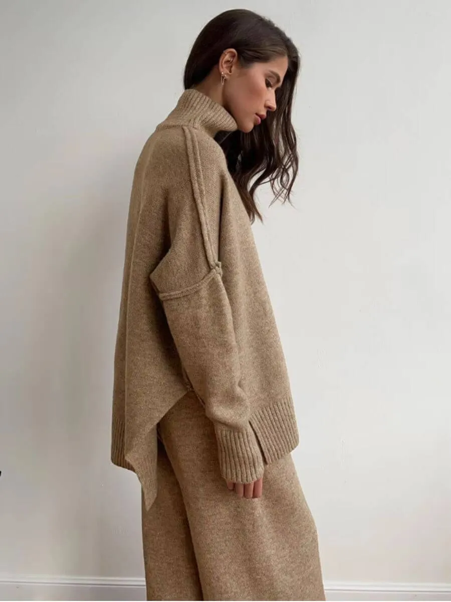 Valeria | Turtleneck Knit Set