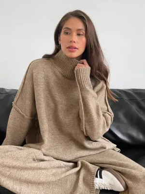 Valeria | Turtleneck Knit Set