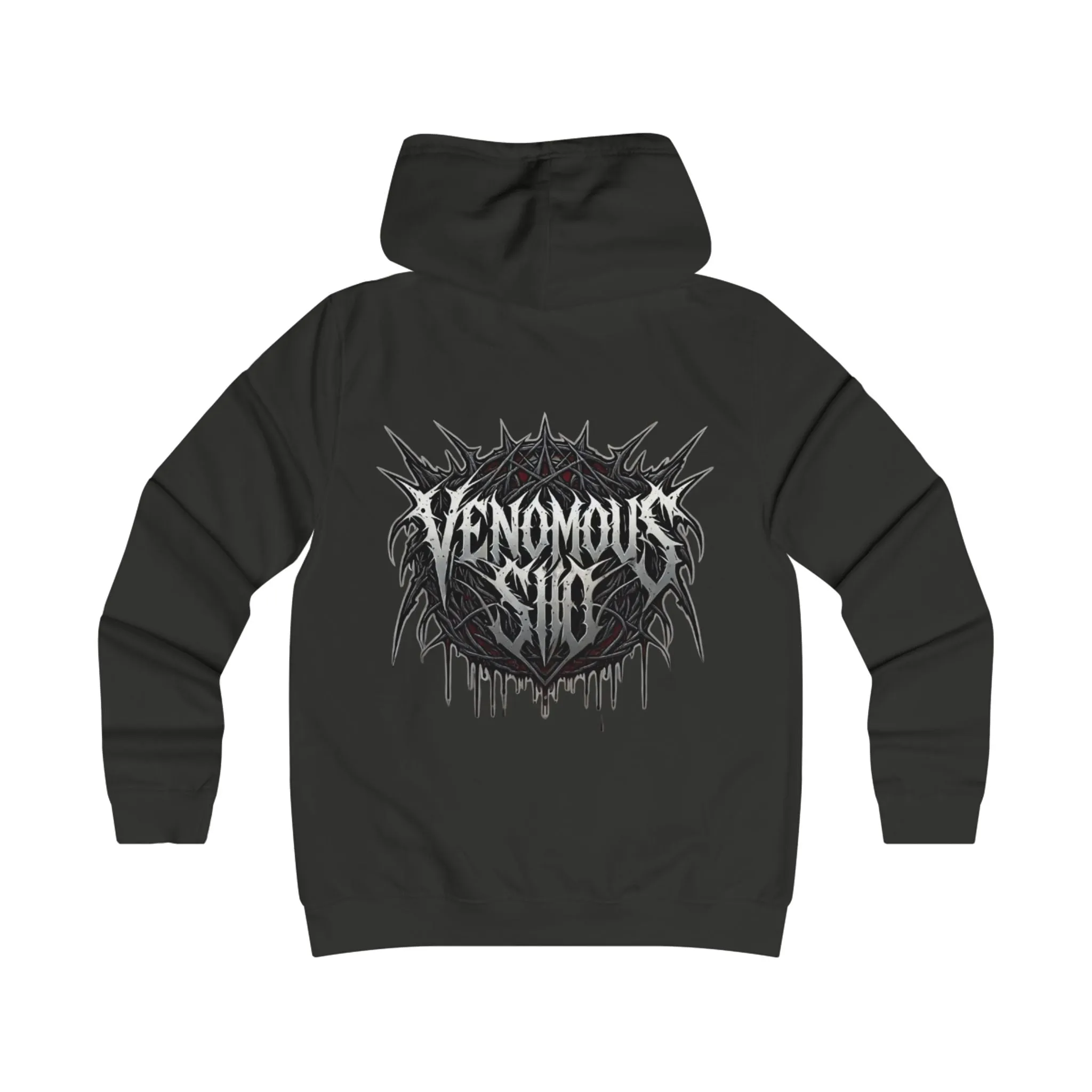 Venomous Sin Poisoned Embrace Girlie College Hoodie