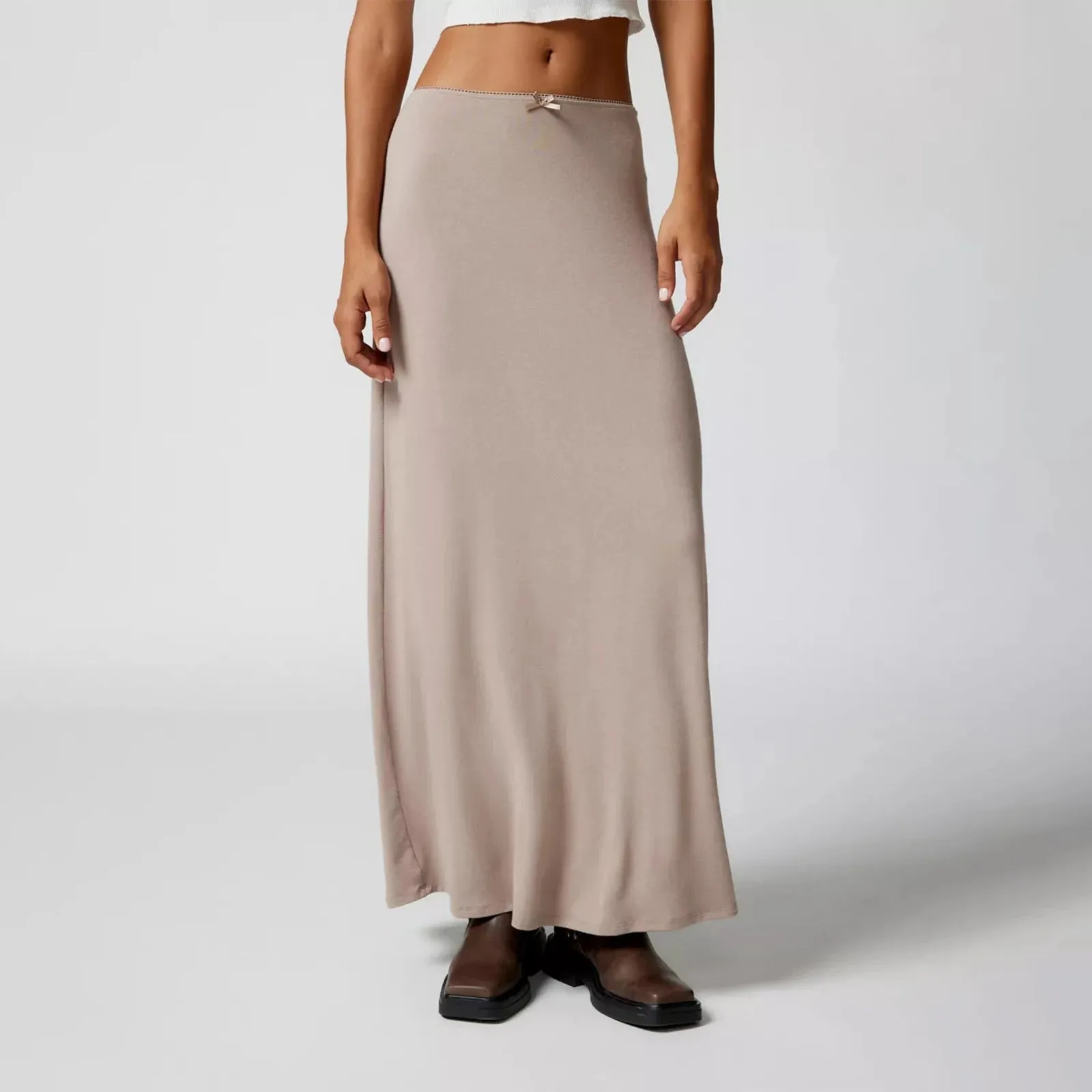 Versatile Elastic Waist Loose Skirt