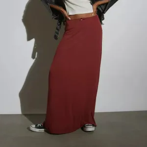 Versatile Elastic Waist Loose Skirt