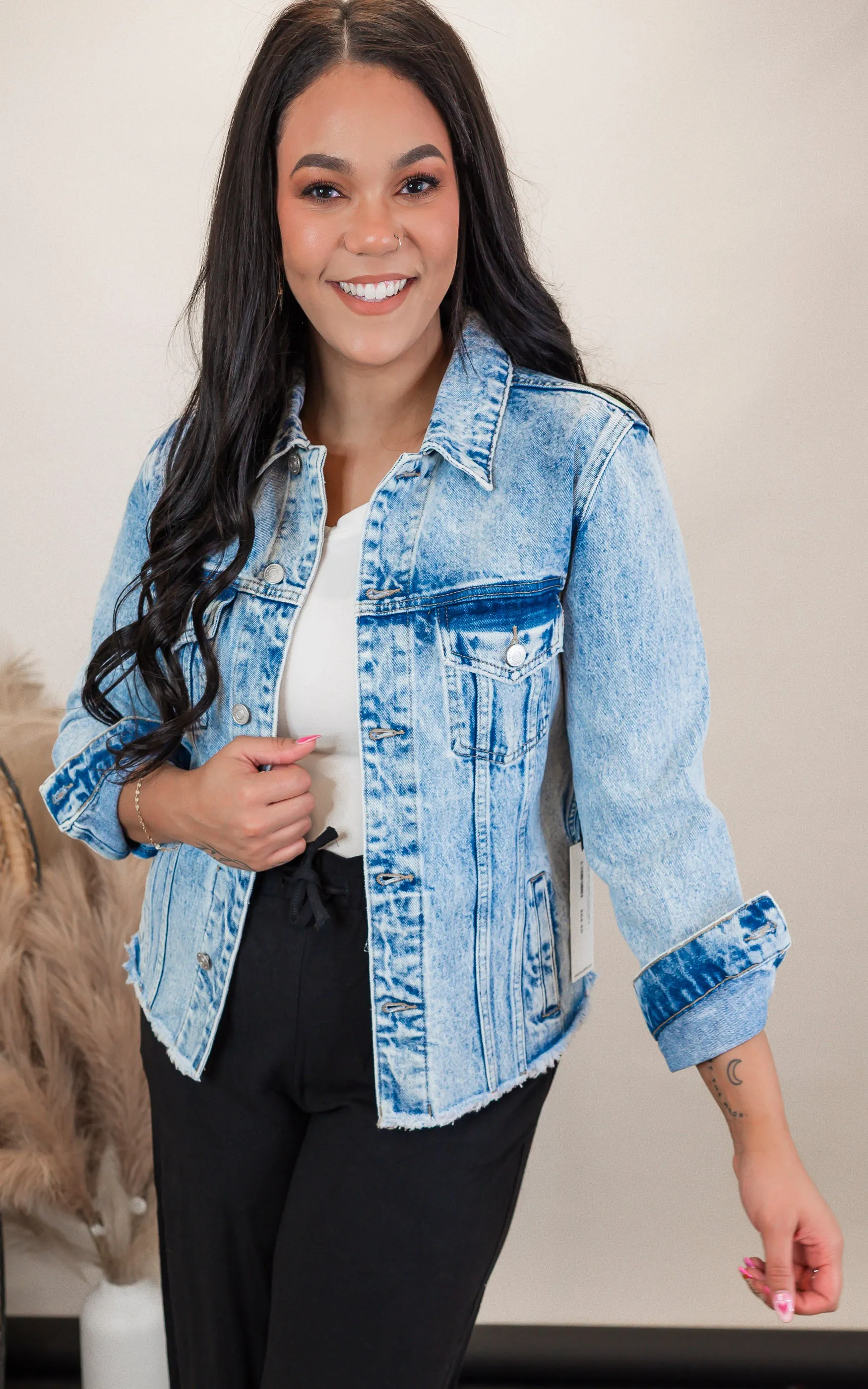 Vintage Wash Denim Jacket | MICA