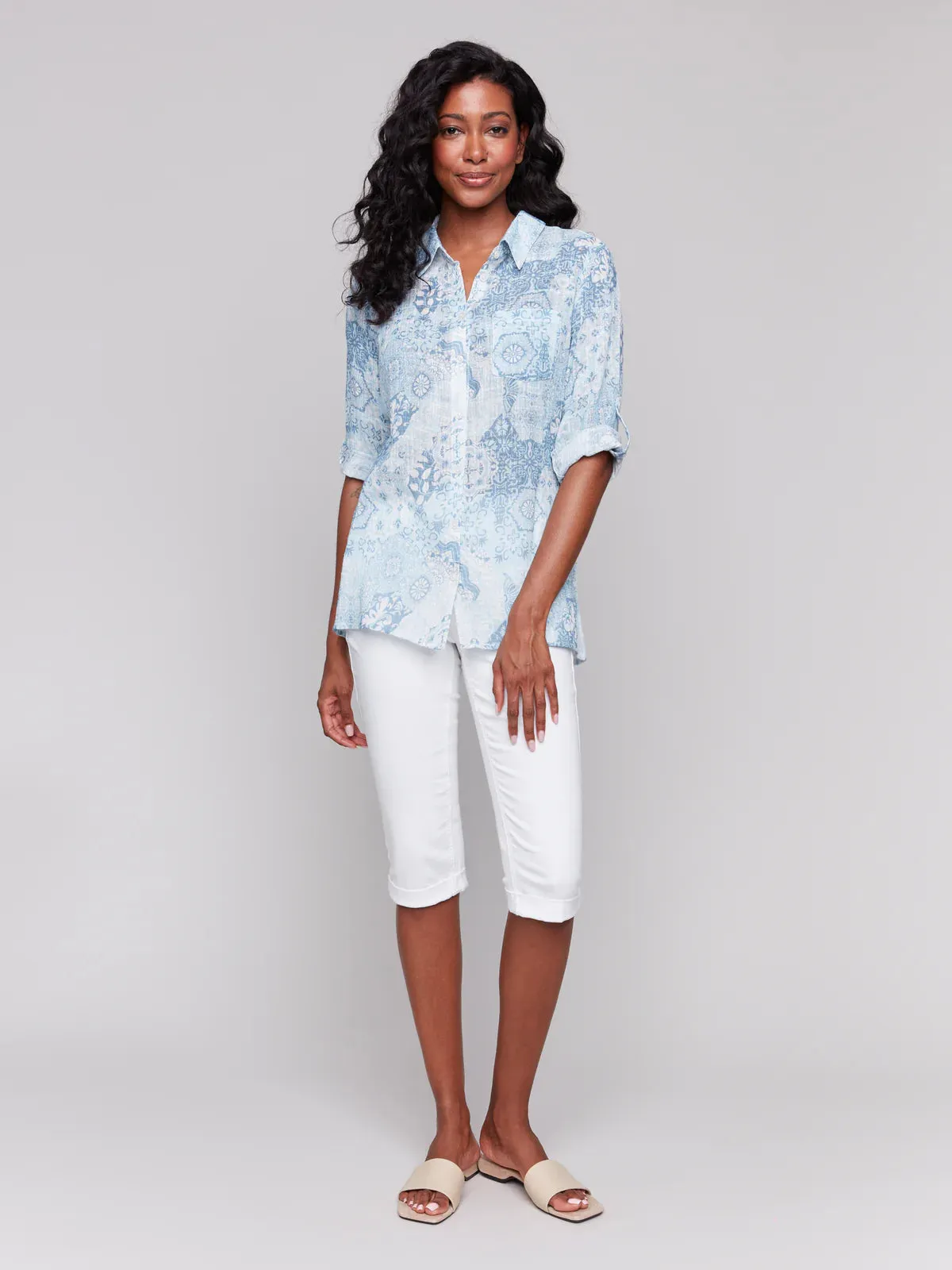 Wet Printed Blouse