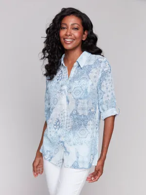 Wet Printed Blouse