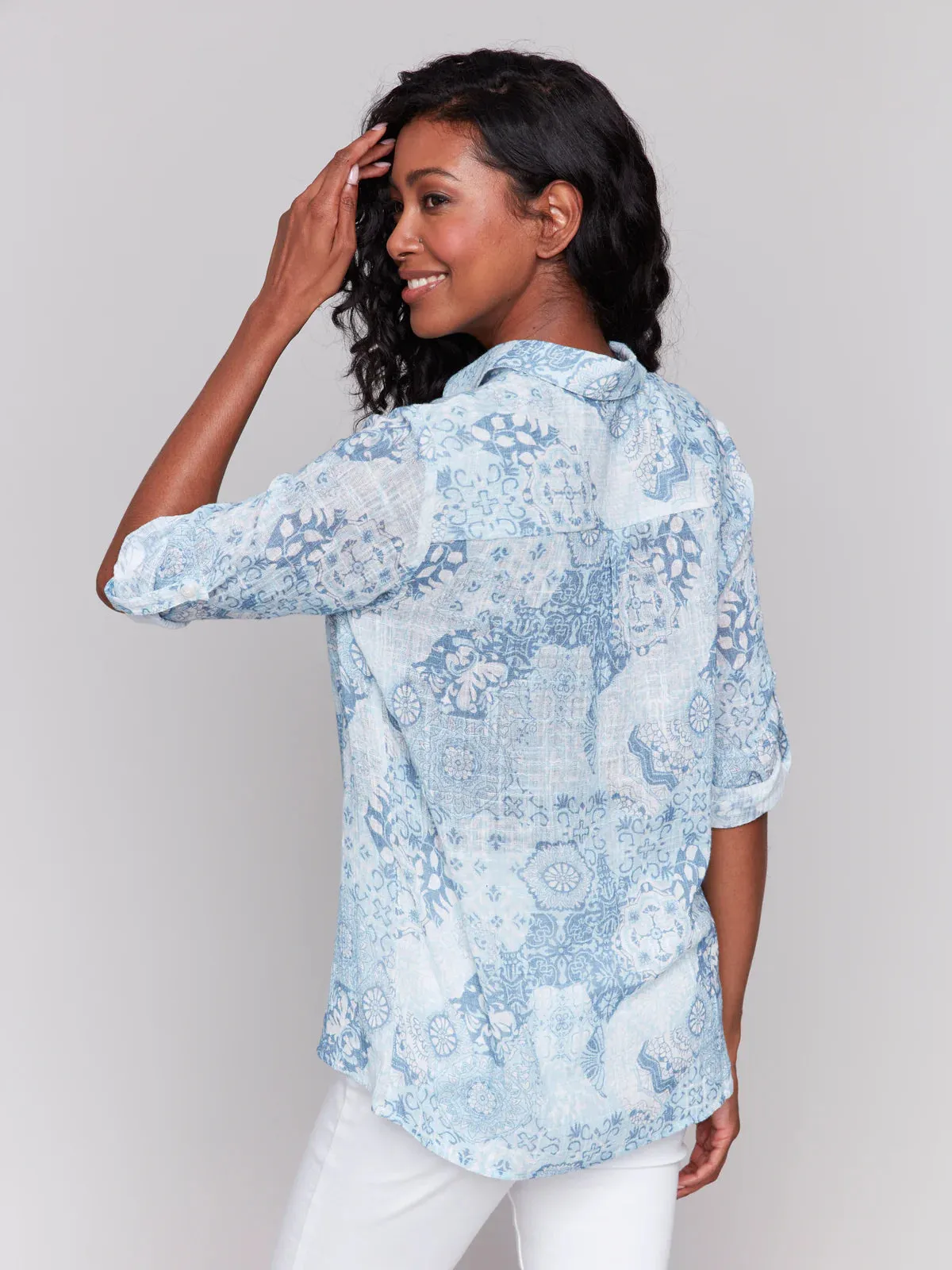 Wet Printed Blouse