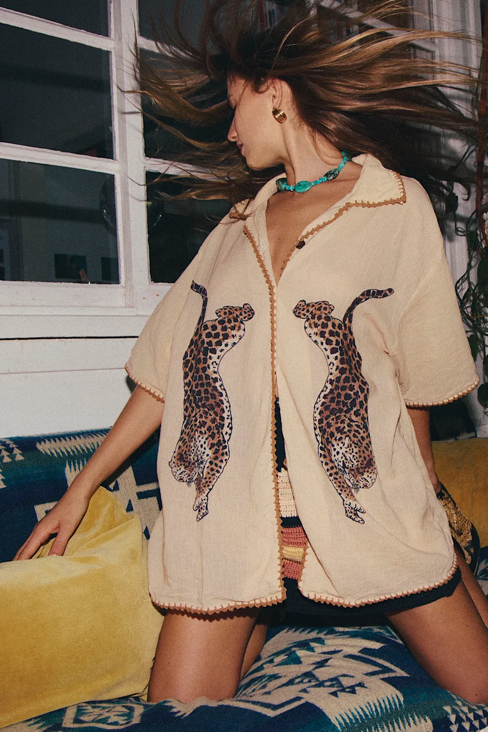 Wild Side Cheetah Short Sleeve Unisex Shirt
