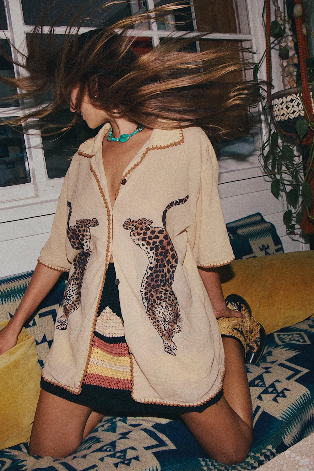 Wild Side Cheetah Short Sleeve Unisex Shirt