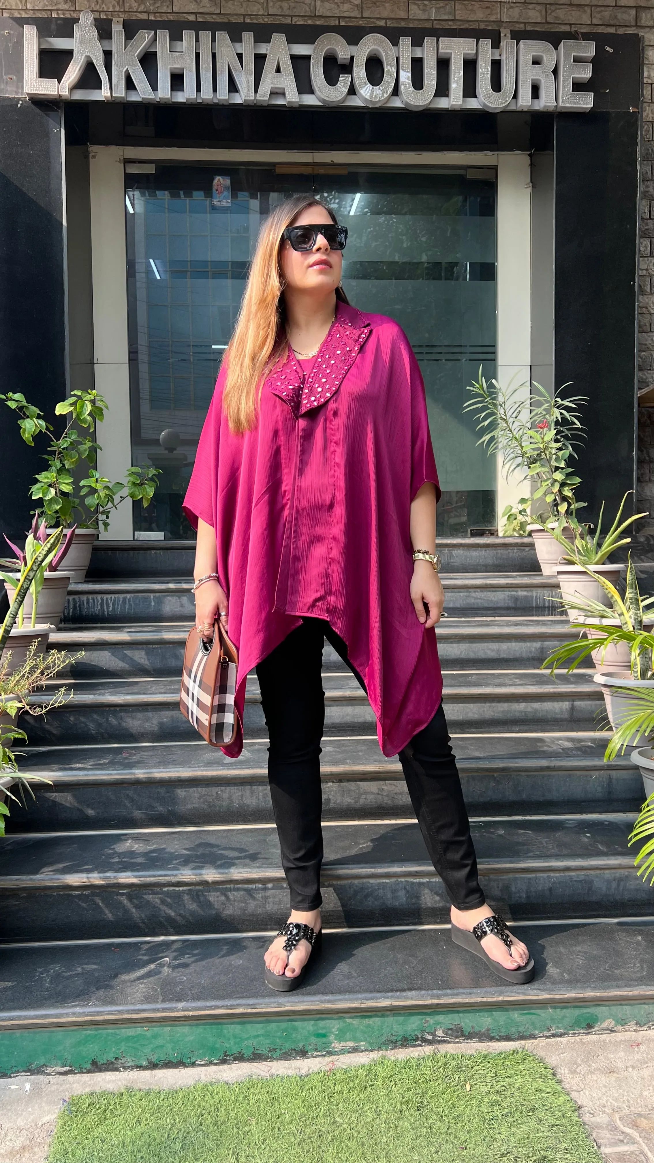 Wine Seamless Style Top