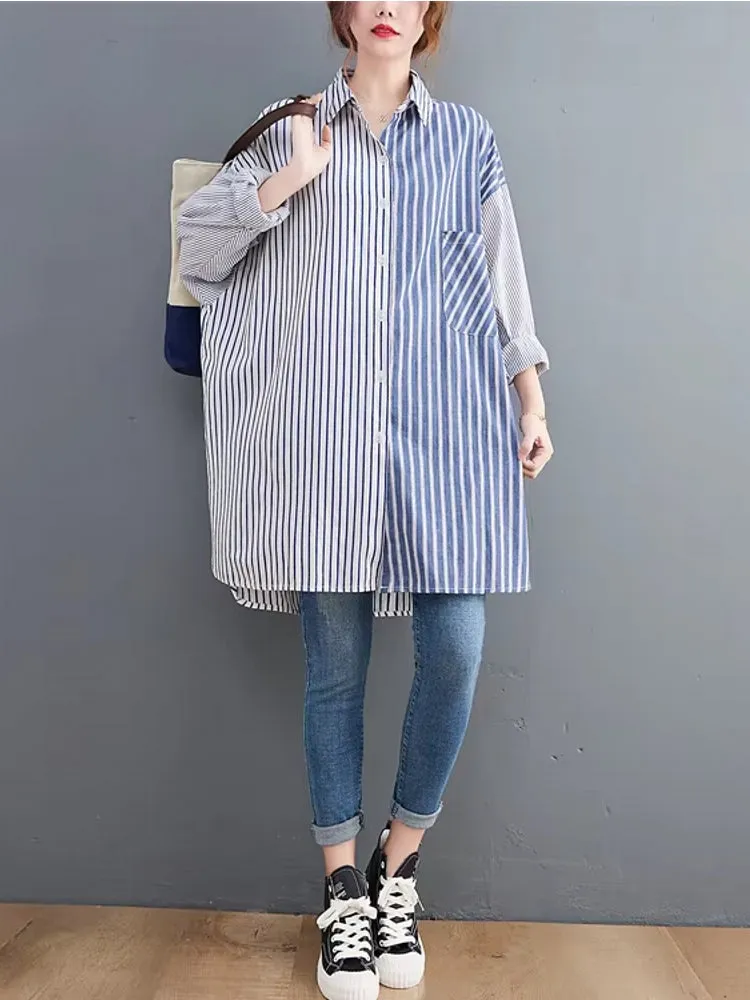 Women Batwing Sleeve Cotton Tops And Blouses