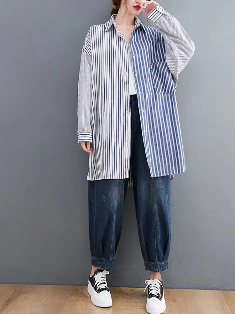 Women Batwing Sleeve Cotton Tops And Blouses