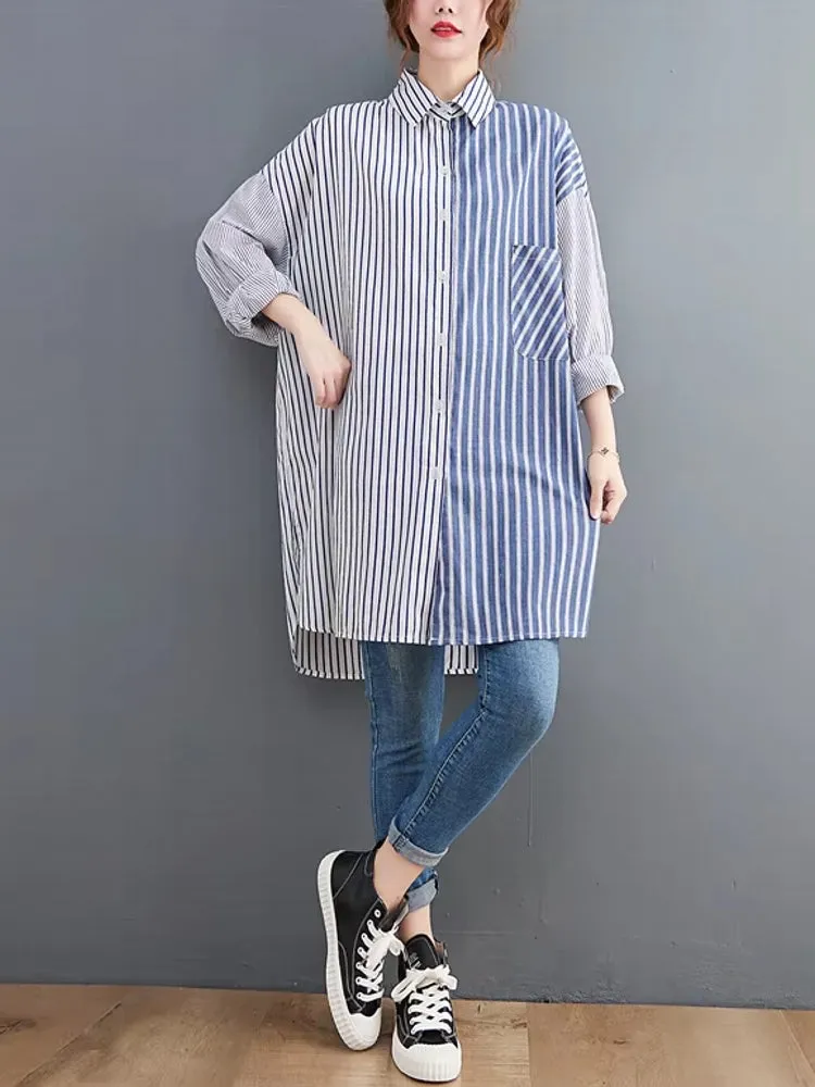 Women Batwing Sleeve Cotton Tops And Blouses