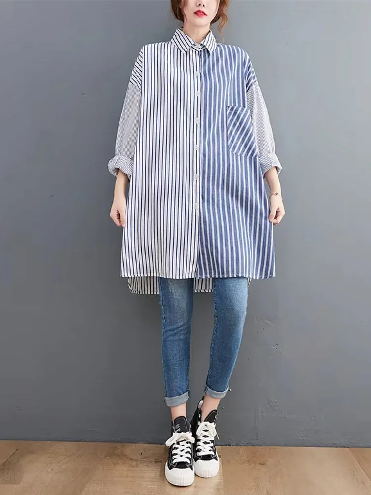 Women Batwing Sleeve Cotton Tops And Blouses