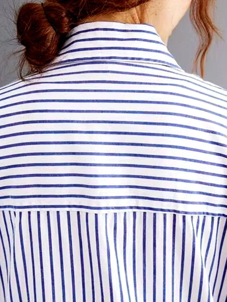 Women Batwing Sleeve Cotton Tops And Blouses