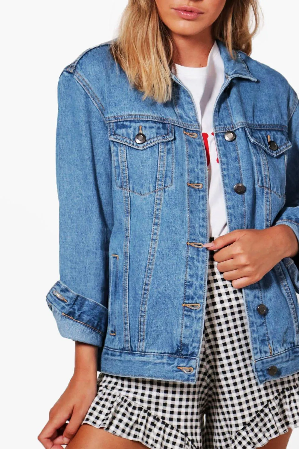 Women Blue Solid Jacket