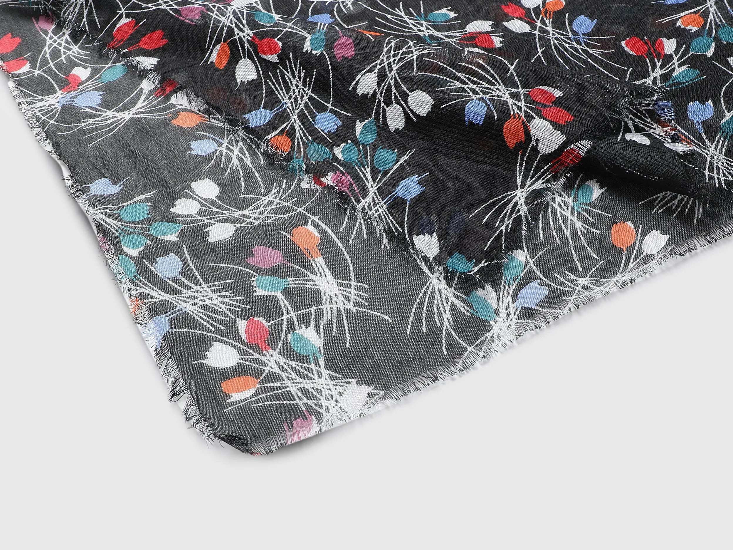 Women Floral Scarf