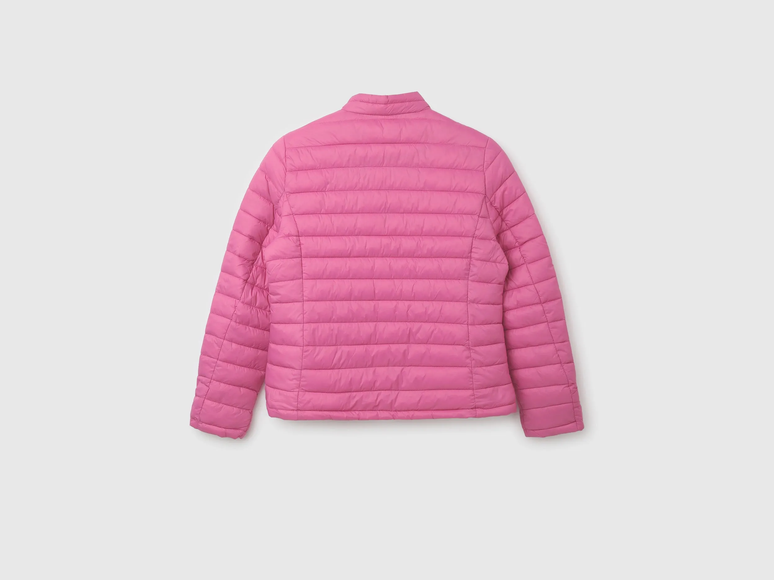 Women Quilted High Neck Reversible Jacket