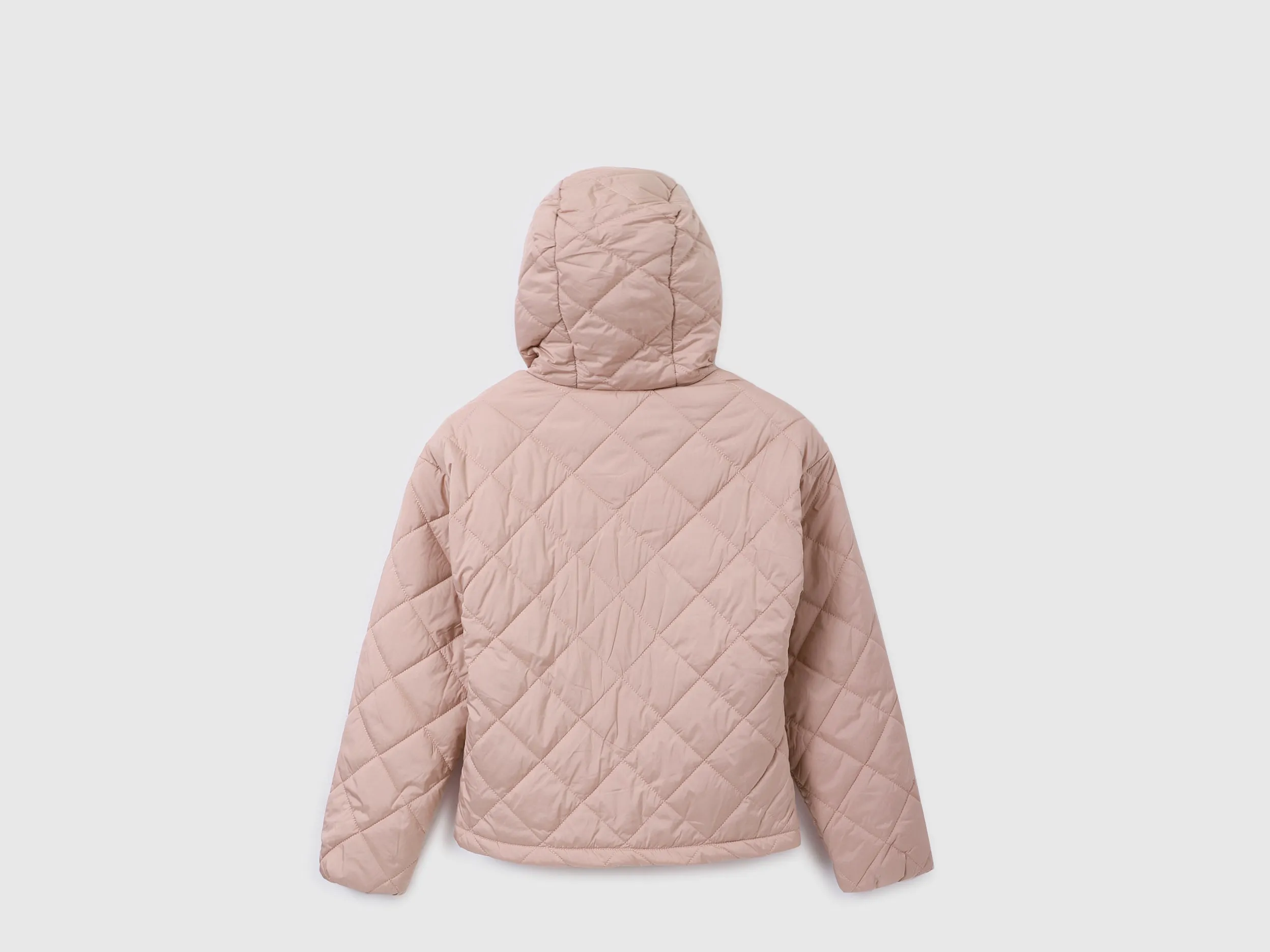 Women Quilted Hooded Neck Jacket