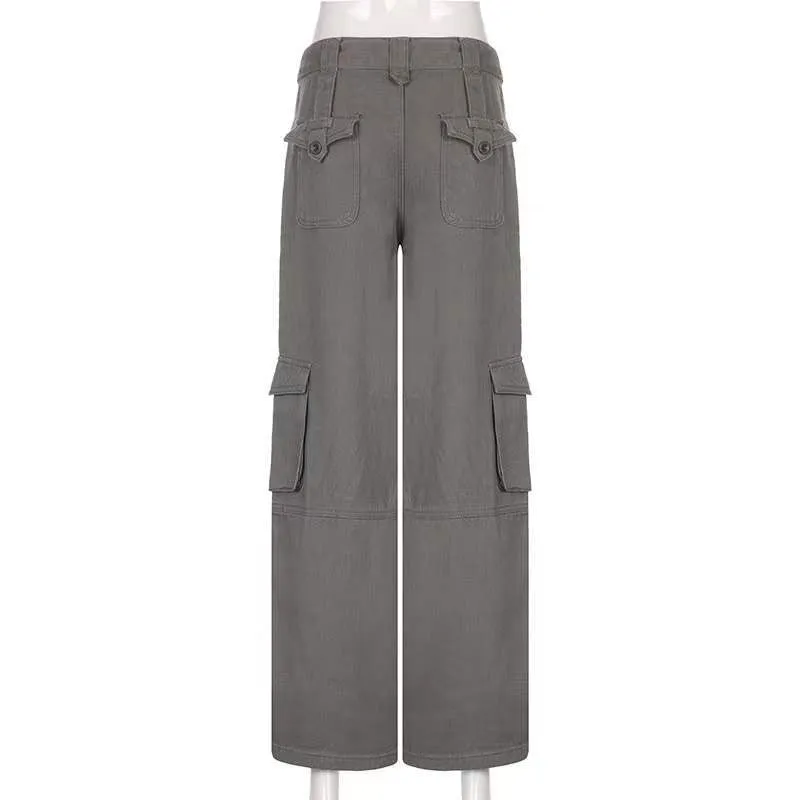 Women’s High Waist Loose Fitting Pants with Tie Waist